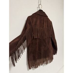Vintage H Bar C California Ranchwear Jacket Womens Medium Suede Fringe Western